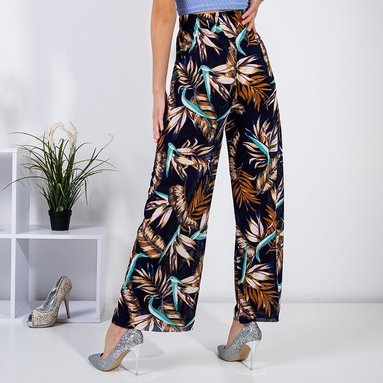 Pantaloni pentru femei multicolori - Îmbrăcăminte