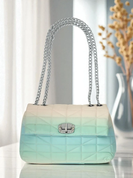 Royalfashion Poșetă mică de damă din piele ecologică ombre Sophie Rose