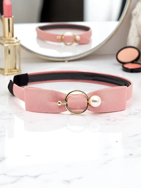 Royalfashion Bentiță de păr cu fundă și broșă Charm Fundă