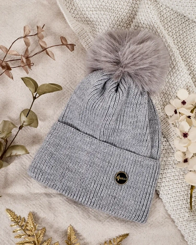 Căciulă de iarnă pentru femei Royalfashion cu pompon
