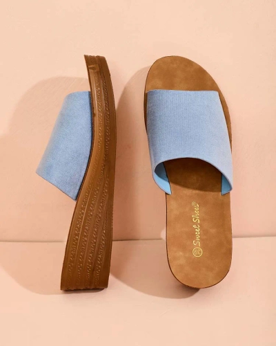 Royalfashion Flip-flops Saffil cu toc jos pentru femei