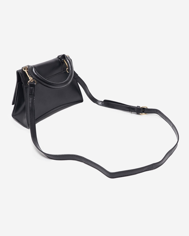 Mini geanta de dama neagra cu litera „B” - Accesorii