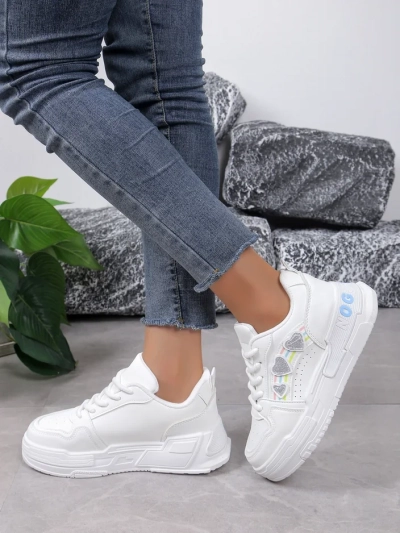 Sneakers pentru femei Royalfashion cu sclipici Samoles