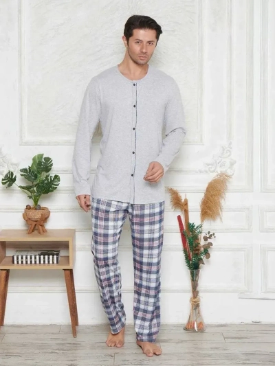 Pijama din bumbac pentru bărbați Royalfashion