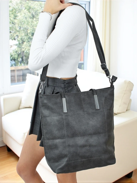 Geantă de damă shopper din piele ecologică Tessira