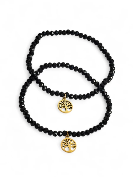 Royalfashion Două Brățări de damă cu pandantiv copac