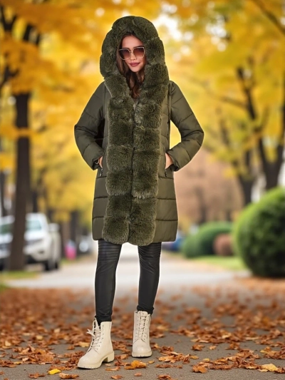Geacă pentru femei Royalfashion cu mâneci detașabile