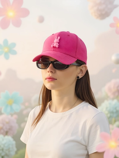 Royalfashion Șapcă cu Petic Bunny Chic