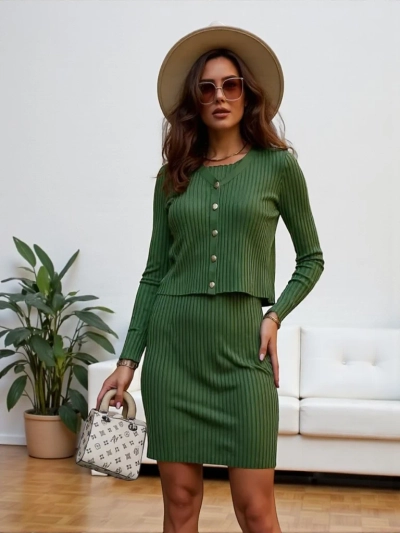 Royalfashion Set pentru femei cu pulover și rochie