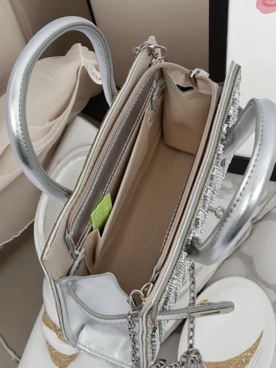 Royalfashion Kopertowa torebka damska z cyrkoniami Seren Voux