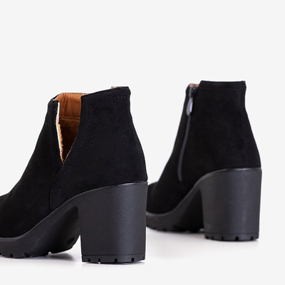 Cizme negre pentru femei pe stâlpul Ryoko - Încălțăminte