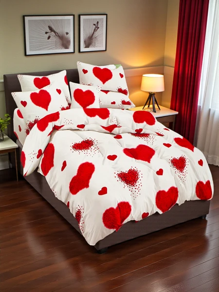 Royalfashion Lenjerie de pat cu model 160x200 set 3 PIESE