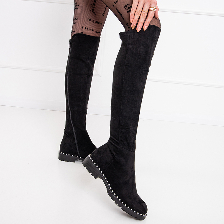 Cizme negre pentru femei Quintana - Încălțăminte