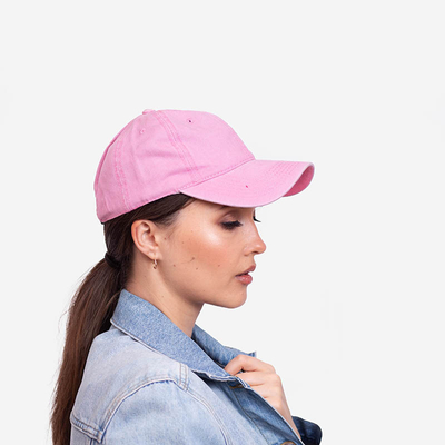 Șapcă de baseball din denim roz de damă - Accesorii