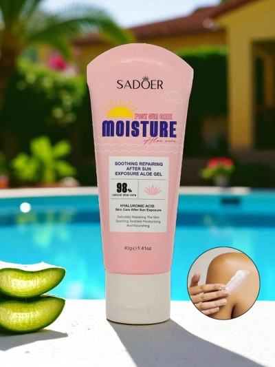 Cremă hidratantă după expunerea la soare cu acid hialuronic