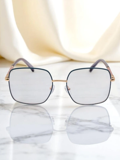 Royalfashion Ochelari de soare în formă de pătrat Skyline Shades