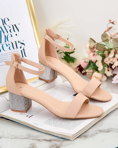 Royalfashion Sandale Zeye Stiletto pentru femei
