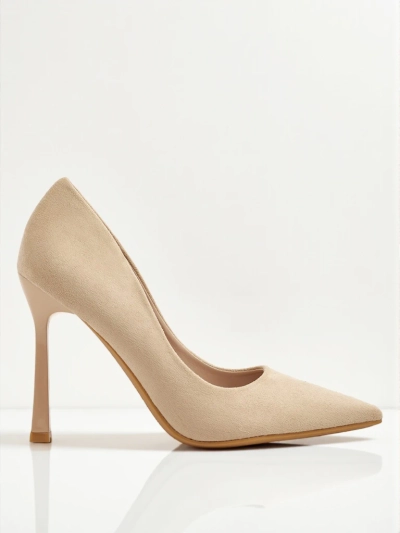 Pantofi stiletto de damă Belunika din piele ecologică de căprioară