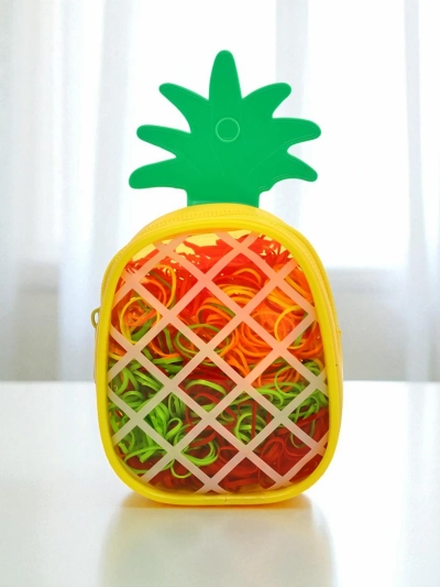 Royalfashion Wielokolorowe gumeczki silikonowe Ananas