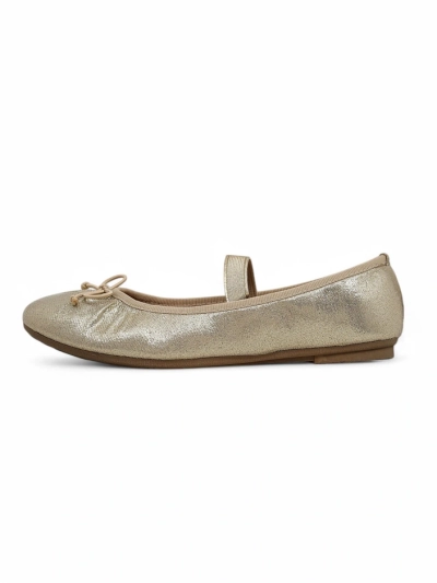 Royalfashion Balerini strălucitoare pentru femei cu fundiță și elastic Safte