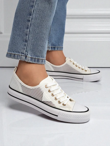 Sneakers perforate pentru femei Royalfashion Rebbse