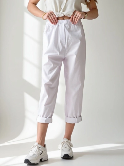 Pantaloni harem Royalfashion pentru femei din viscoză
