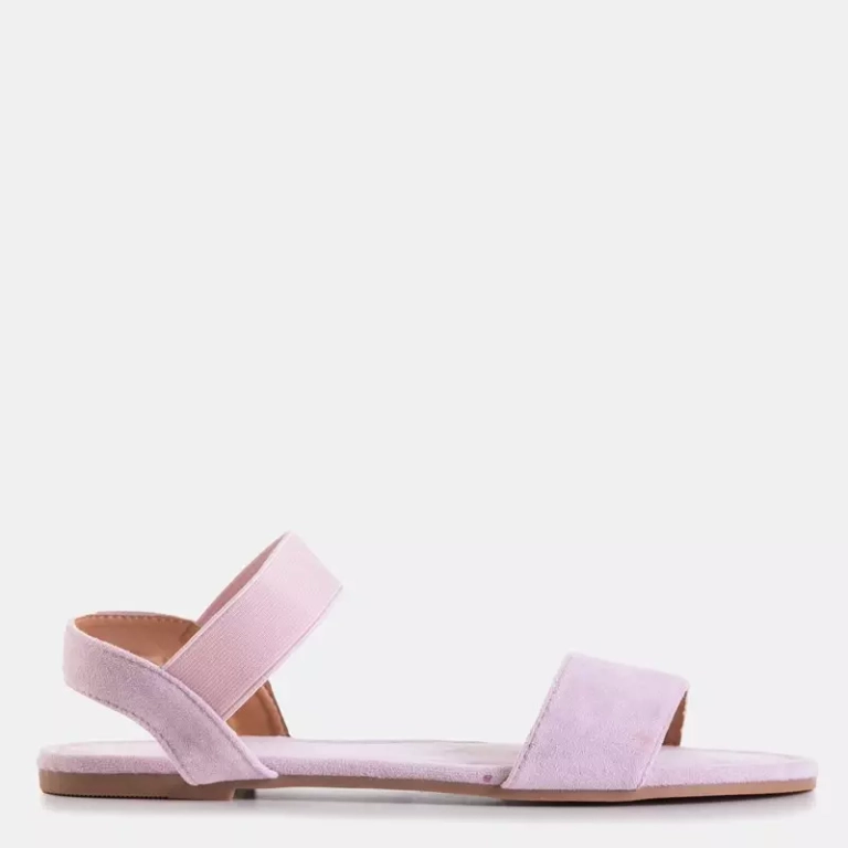 OUTLET Sandale Sprandu din piele ecologică pentru femei Violet - Încălțăminte