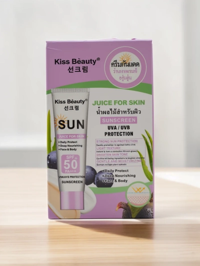 Crema de protecție solară Kiss Beauty 50 SPF în plicuri de 30mlx10buc