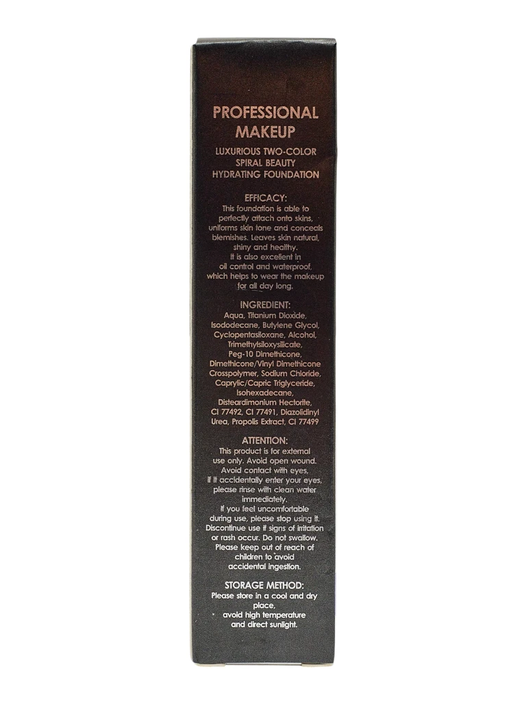 Fond de ten hidratant în două culori cu colagen Warm Beige