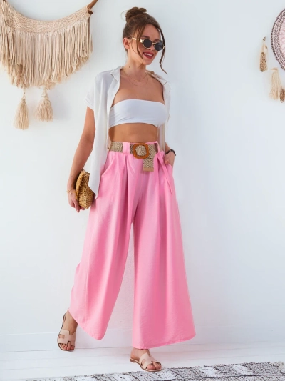 Royalfashion Pantaloni Largi Woven pentru Femei