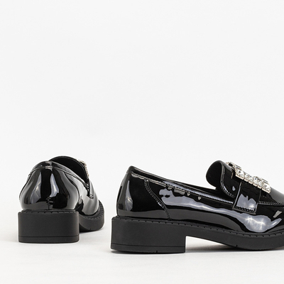 Pantofi de dama negri cu cristale Larri - Incaltaminte