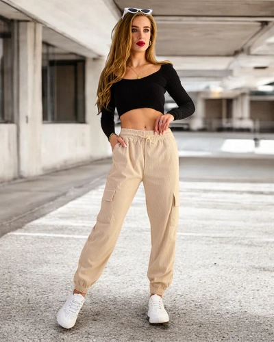 Royalfashion Pantaloni costumați pentru femei
