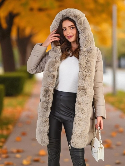 Geacă de damă Royalfashion cu mâneci detașabile