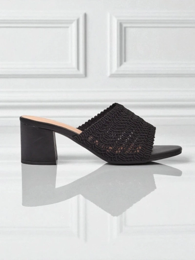 Royalfashion Damskie klapki na słupku Sole Bloom
