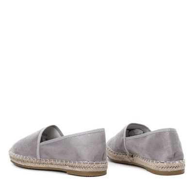 Szare espadryle Vorena - Obuwie