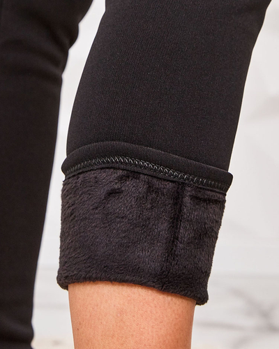 Royalfashion Pantaloni treggings izolați pentru femei PLUS SIZE