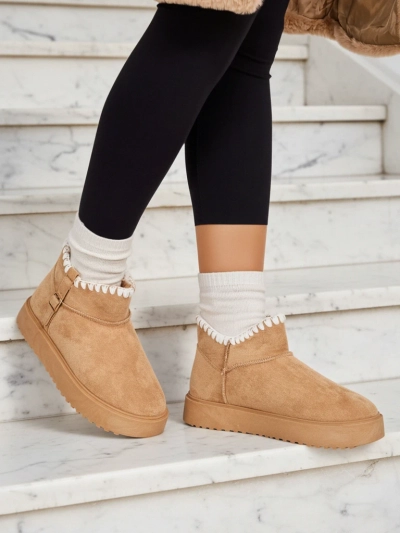 Royalfashion Ghete scurte de zăpadă pentru femei în stilul Ewioz