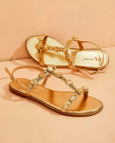 Royalfashion Sandale femei Selina zirconiu