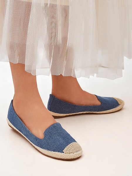 Espadrile Royalfashion pentru femei din piele intoarsă ecologică, model Bombei