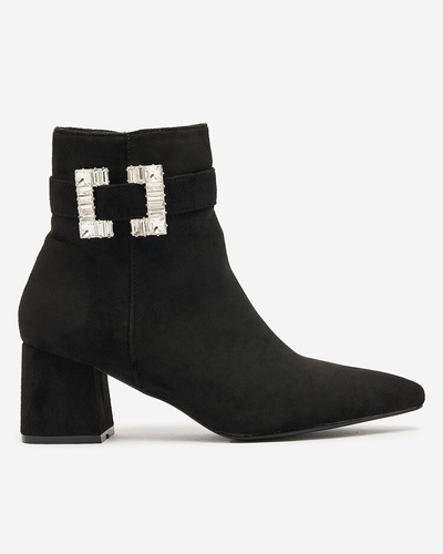 Royalfashion Cizme stiletto joase pentru femei negre Masemart