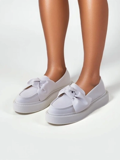 Royalfashion Mocasi elegante pentru femei cu fundă Ortto