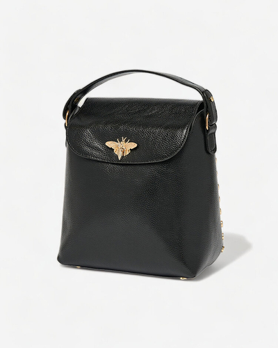 Royalfashion Geantă neagră de dimensiuni medii pentru femei