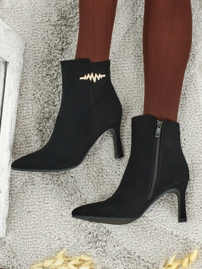 Botine de damă cu toc stiletto Meloria