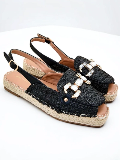 Royalfashion Espadrile de damă cu vârfuri desprinse
