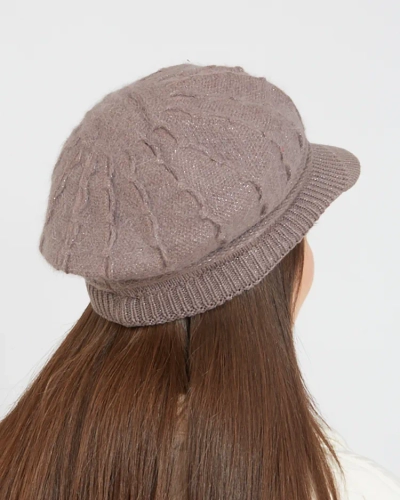 Modă regală Beret de damă cu vizier