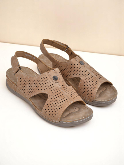 Royalfashion Sandale perforate pentru femei Leminni