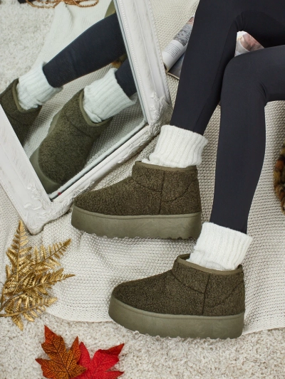 Cizme scurte tip snowboots de damă Marellin