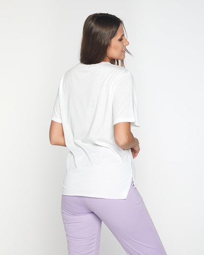 Set sport de damă violet și alb - Îmbrăcăminte