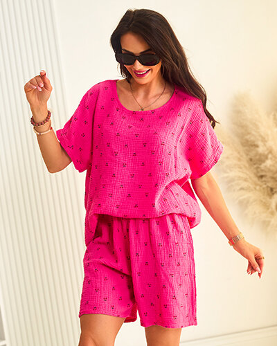 Royalfashion Set de vară din bumbac pentru femei