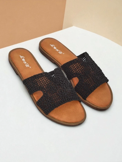 Rpyalfashion Sandale de damă cu bareta decorativă Braida